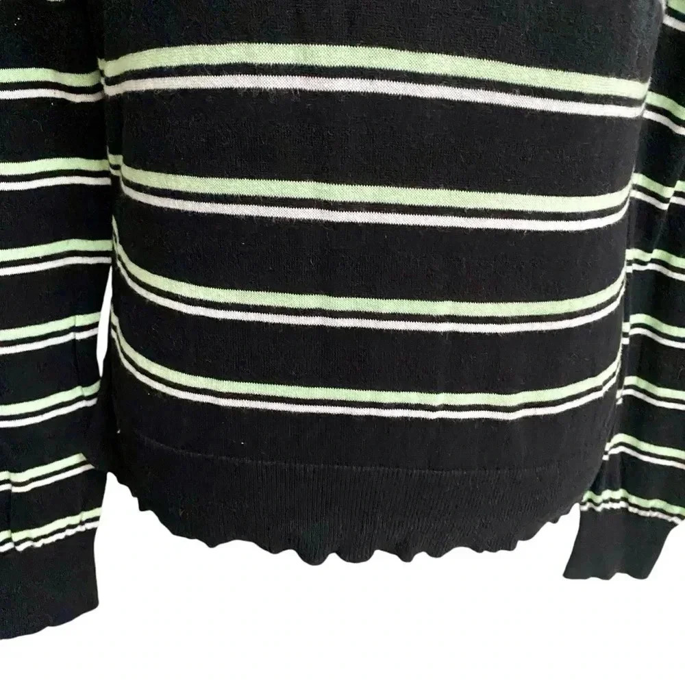 Veronica Beard Collared Button-Back Sweater Blous… - image 6